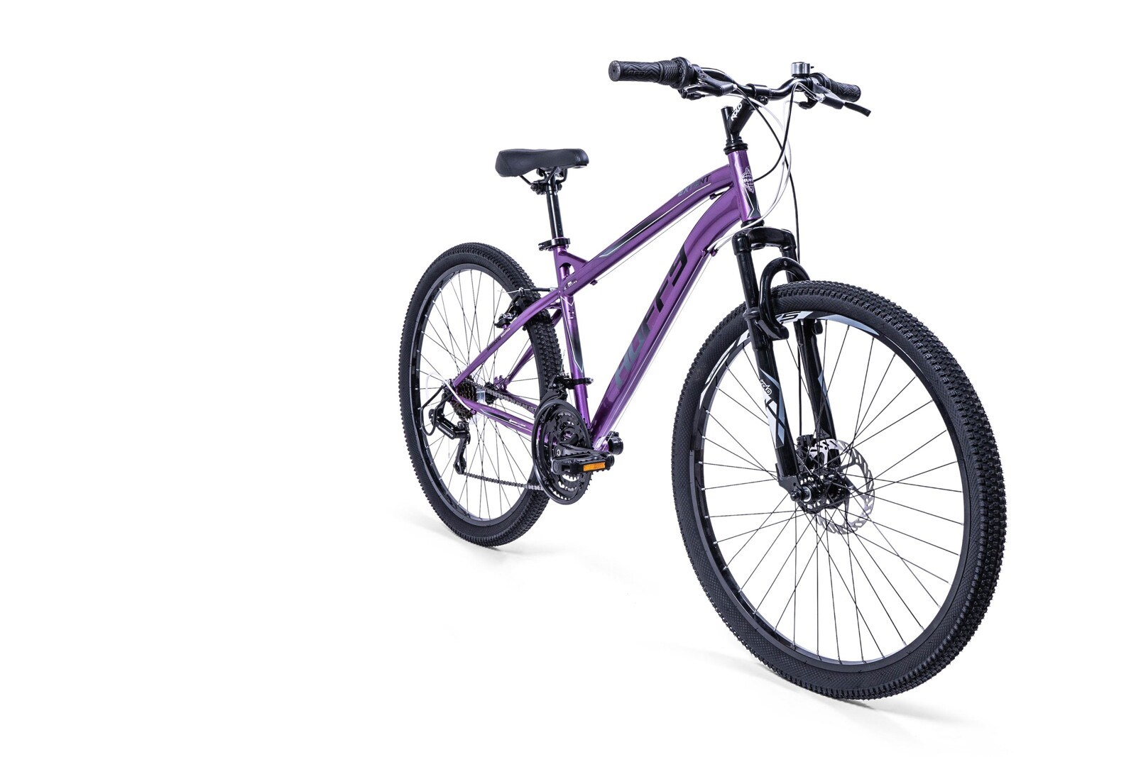 Rower Huffy Extent 27.5", fioletowy i czarny — zdjęcie 1 z 5