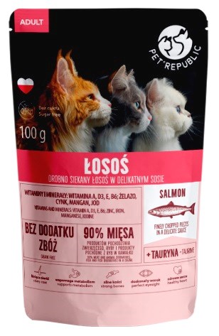 PET REPUBLIC Adult Łosoś - 100 g