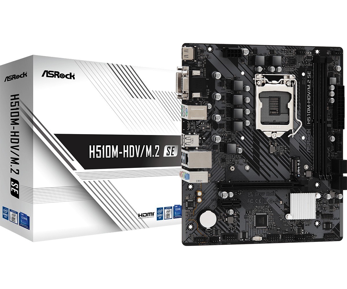 Płyta główna Asrock H510M-HDV/M.2 SE Socket 1200 — zdjęcie 1 z 5