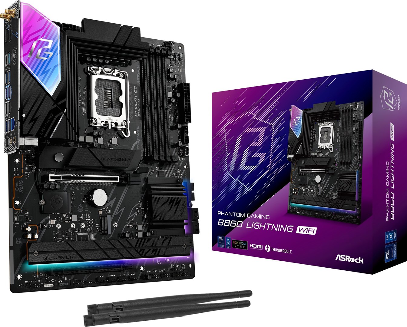 Płyta główna ASRock B860 Lightning WiFi Socket-1851 — zdjęcie 1 z 6