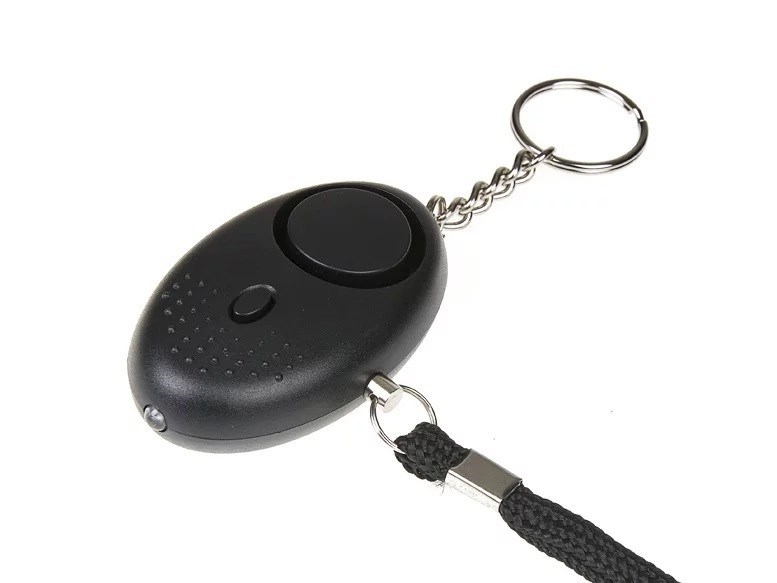 Alarm osobisty GUARD Scorpion z latarką LED, czarny — zdjęcie 1 z 6
