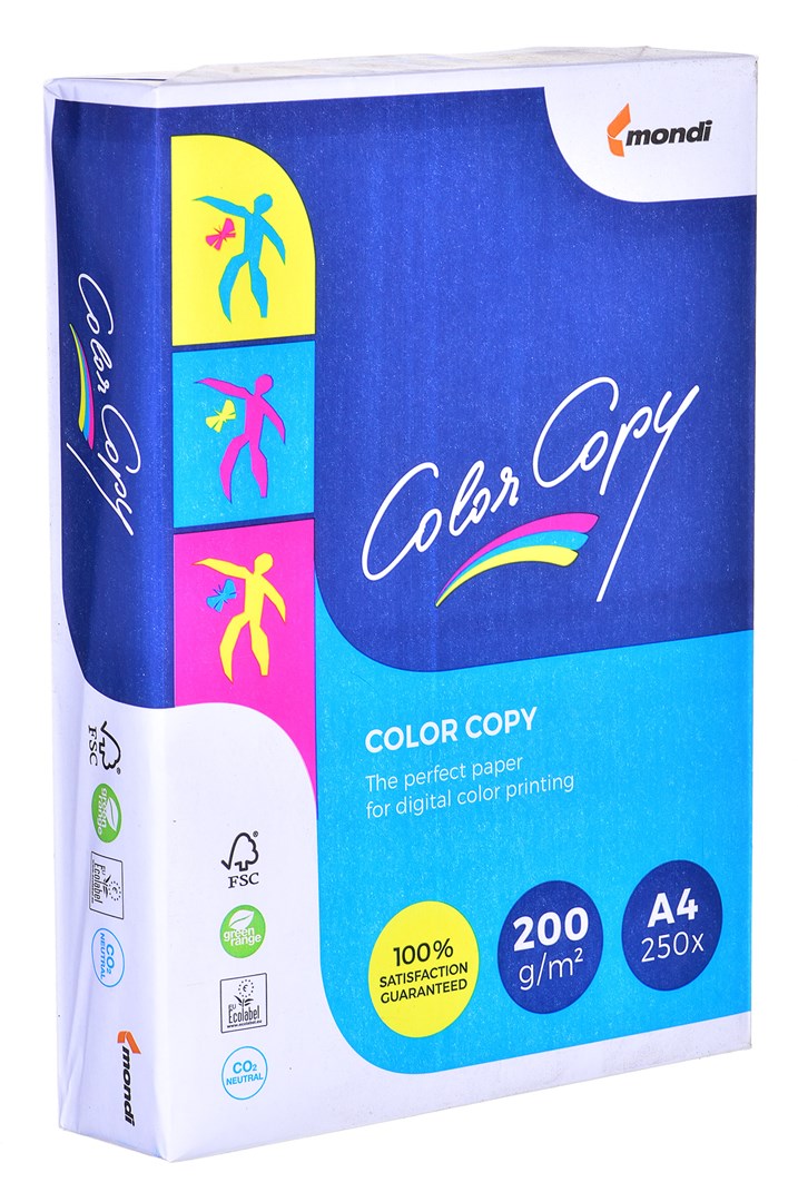 Papier xero Mondi Color Copy A4 200g/m2 250 arkuszy — zdjęcie 1 z 3