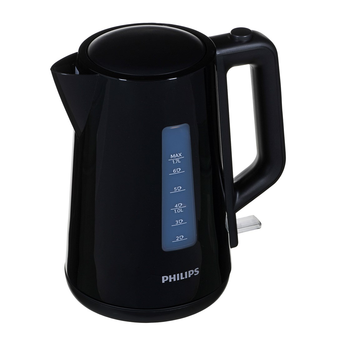 Czajnik elektryczny PHILIPS HD 9318/20, 1,7 l, czarny, 2200 W — zdjęcie 1 z 6
