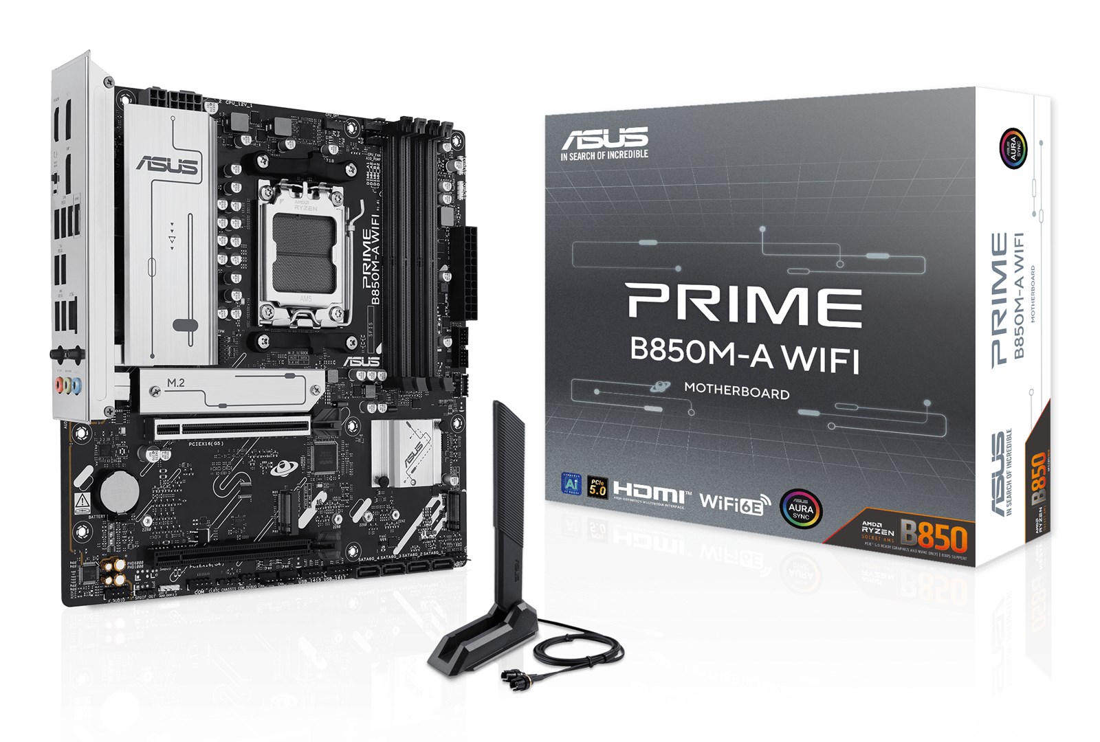 Płyta główna ASUS PRIME B850M-A WIFI Socket AM5 — zdjęcie 1 z 8
