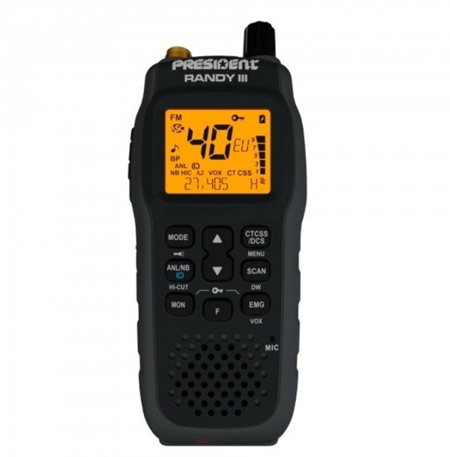 ASC PRESIDENT Randy III - CB Radio Przenośne Ręczne — zdjęcie 1 z 8