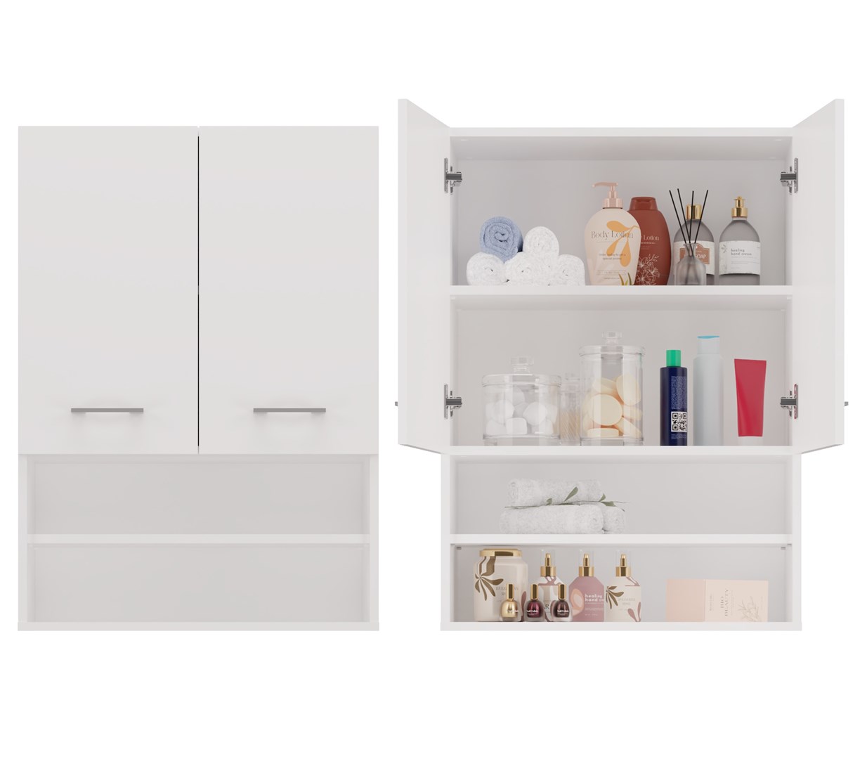 Szafka nad pralkę POLA MINI DK 64x30xH90 biel — zdjęcie 1 z 5