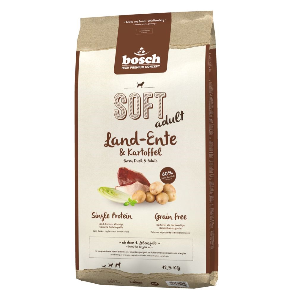 BOSCH Adult Soft Farm-Duck & Potato - 12,5kg