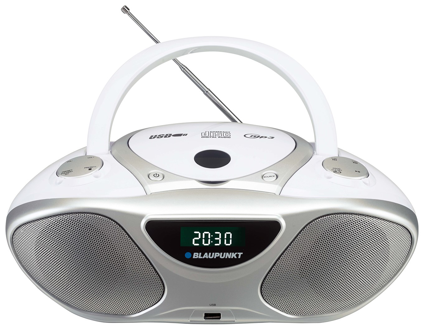 Radioodtwarzacz Blaupunkt BB14WH - Biały — zdjęcie 1 z 3