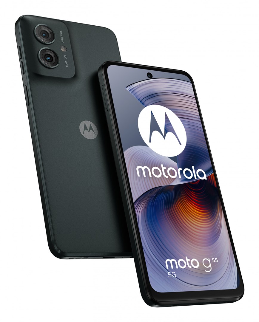 Motorola Moto G55 5G 8/256GB Forest Grey + Ładowarka — zdjęcie 1 z 4