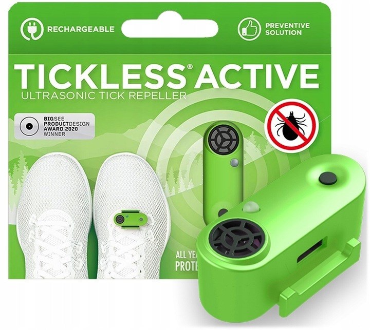 Tickless Active Green - Odstraszacz kleszczy dla ludzi — zdjęcie 1 z 2
