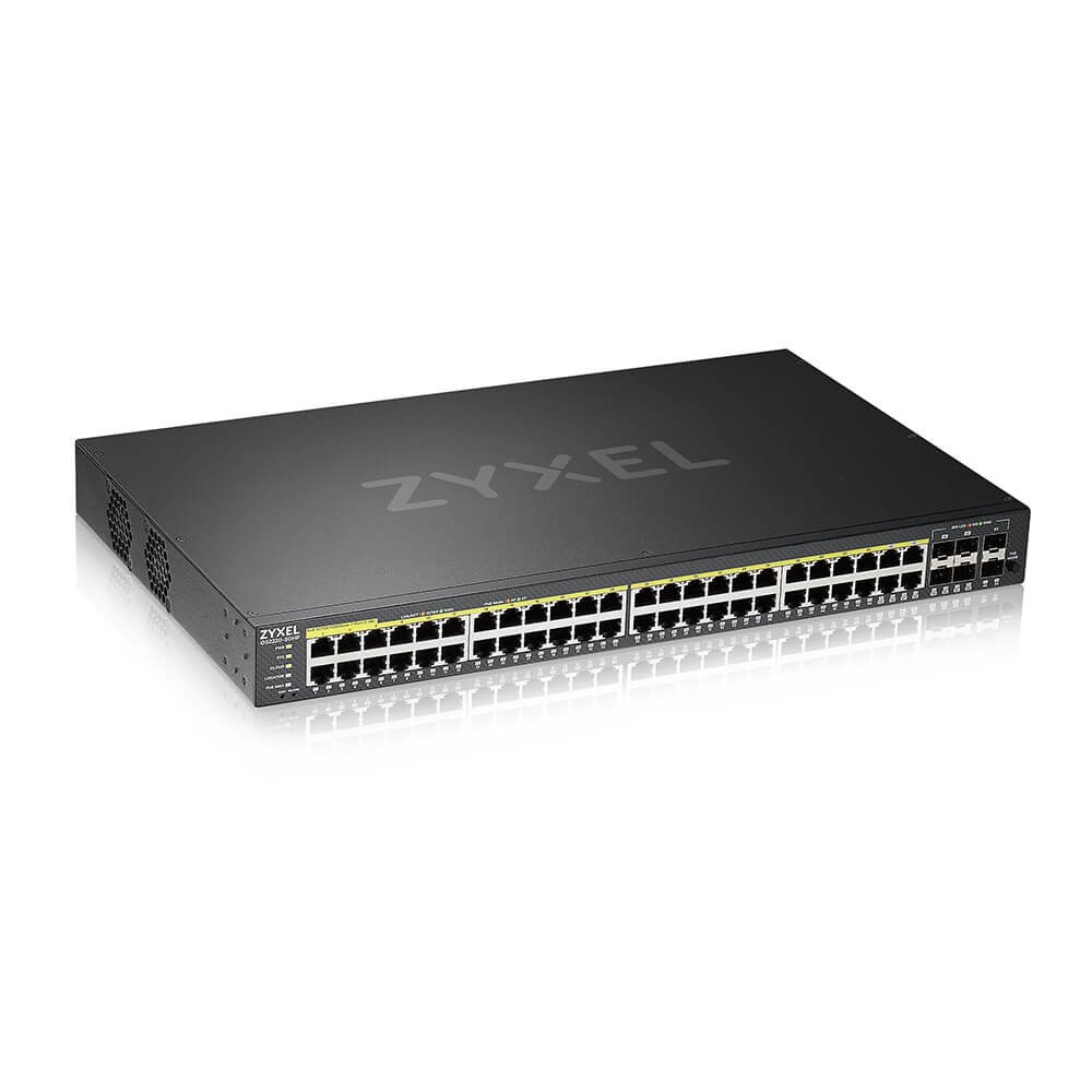 Switch Zyxel GS2220-50HP 50p PoE 375W Zarządzane — zdjęcie 1 z 4