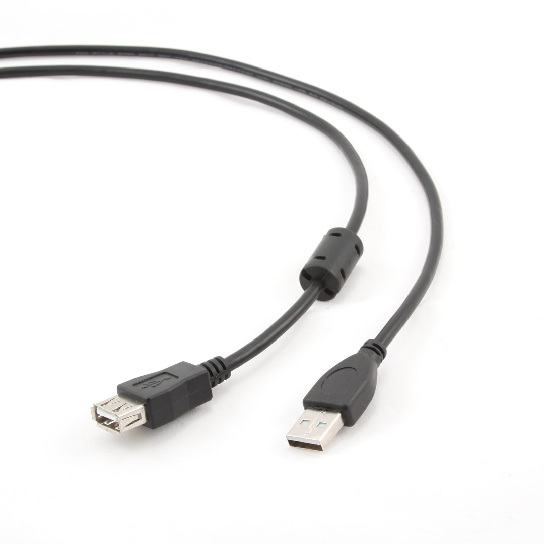 Kabel GEMBIRD CCP-USB2-AMAF-6, 1,8m, czarny — zdjęcie 1 z 2