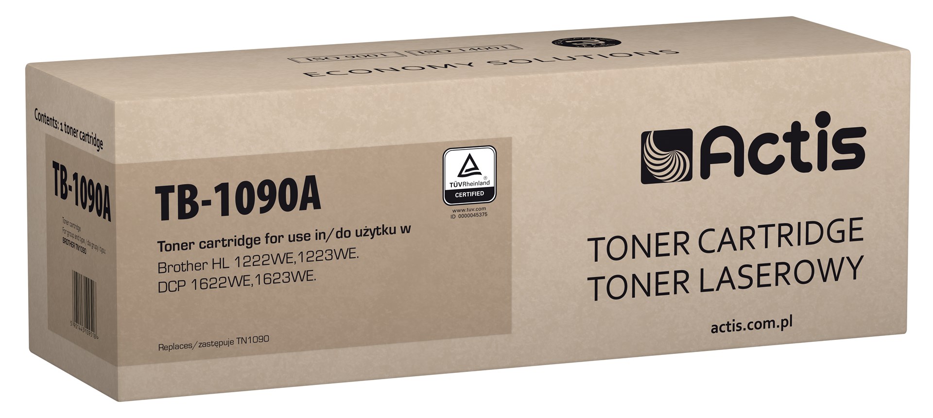 Actis TB-1090A Toner Zamiennik dla Brother DCP, HL