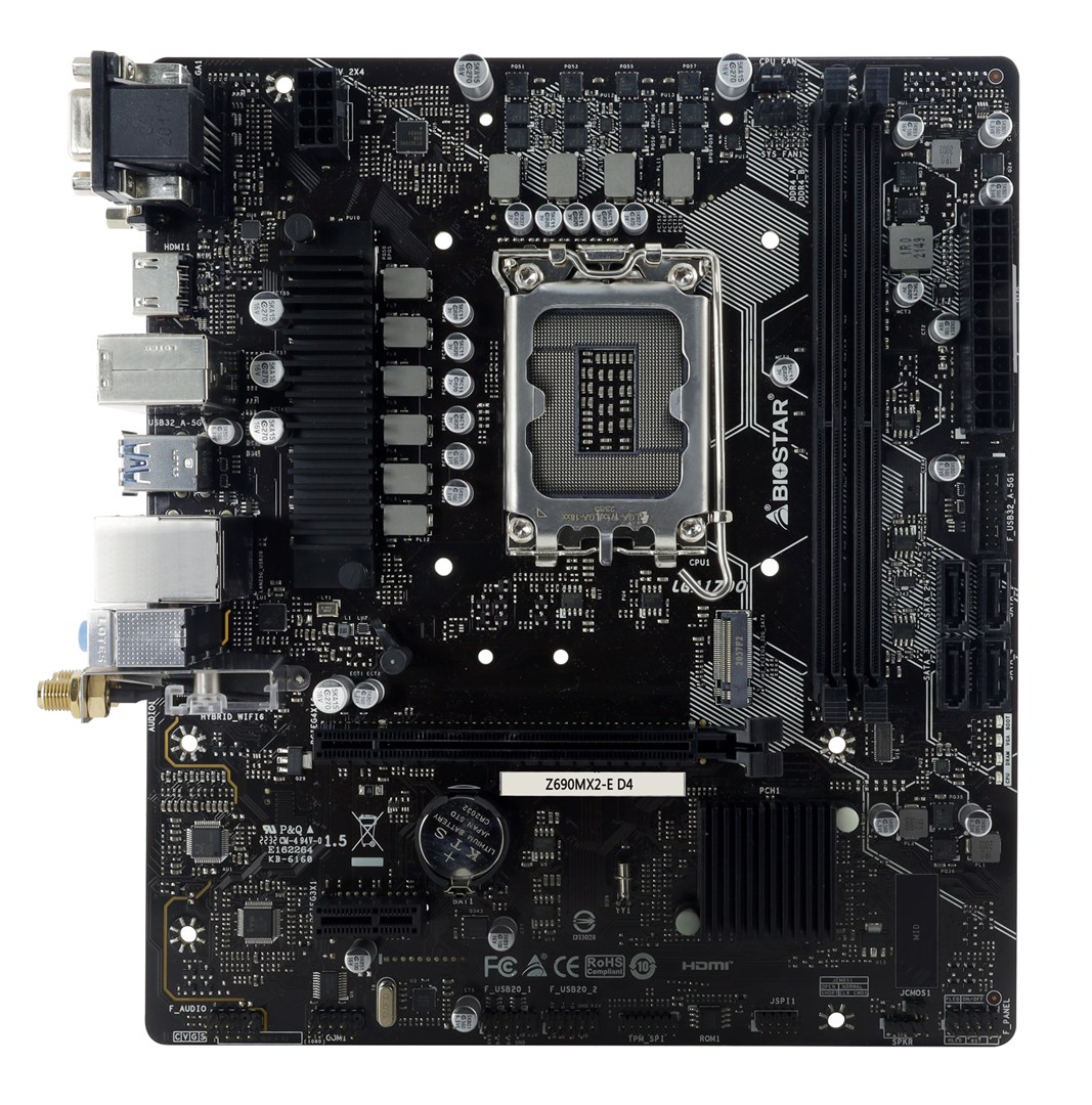 Płyta główna BIOSTAR Z690MX2-E D4 LGA 1700 — zdjęcie 1 z 4