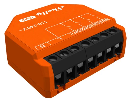 Czterokanałowy kontroler wejściowy WiFi Shelly i4 Gen3 — zdjęcie 1 z 4