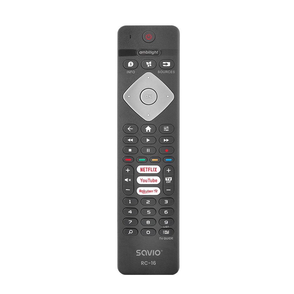 Zamiennik Pilota SAVIO dla TV Philips Smart TV RC-16 — zdjęcie 1 z 4