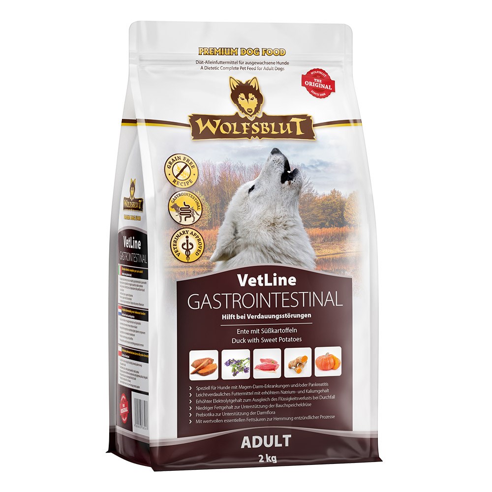WOLFSBLUT Vetline Gastrointestinal 2kg dla psa — zdjęcie 1 z 3