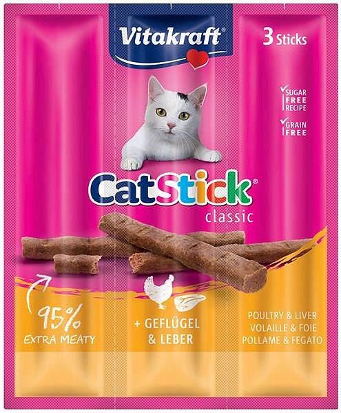 VITAKRAFT CAT STICK MINI drób-wątróbka 3szt