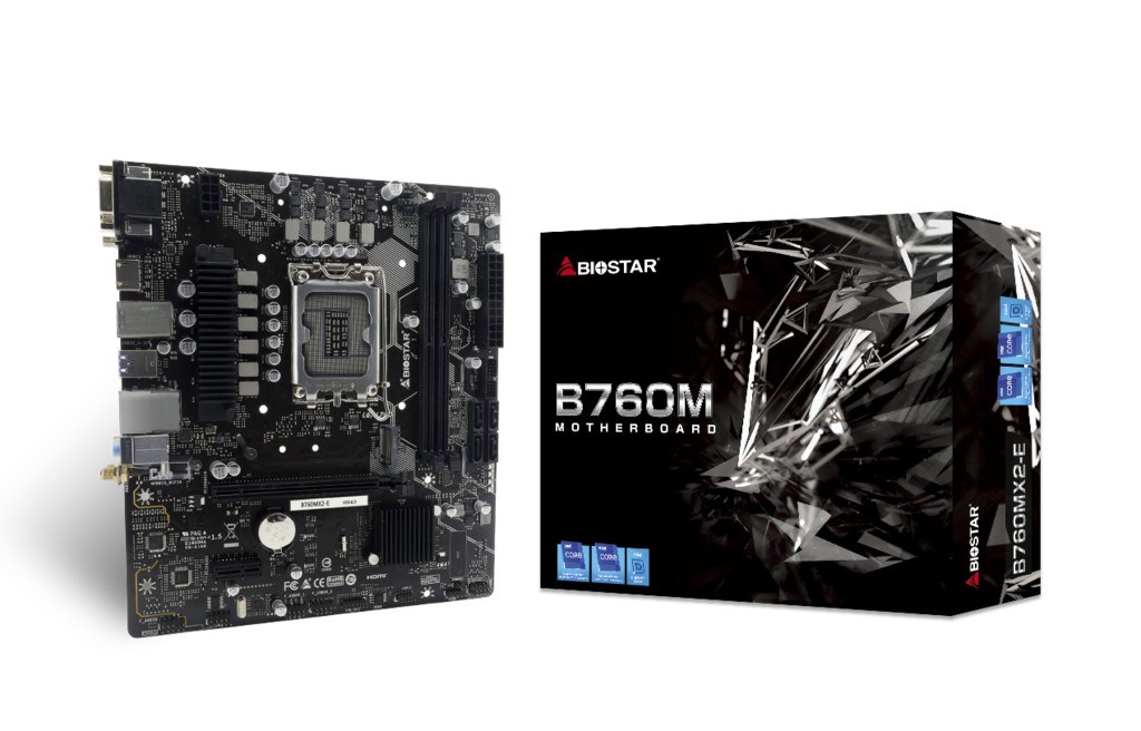 Płyta główna BIOSTAR B760MX2E Socket 1700 — zdjęcie 1 z 4