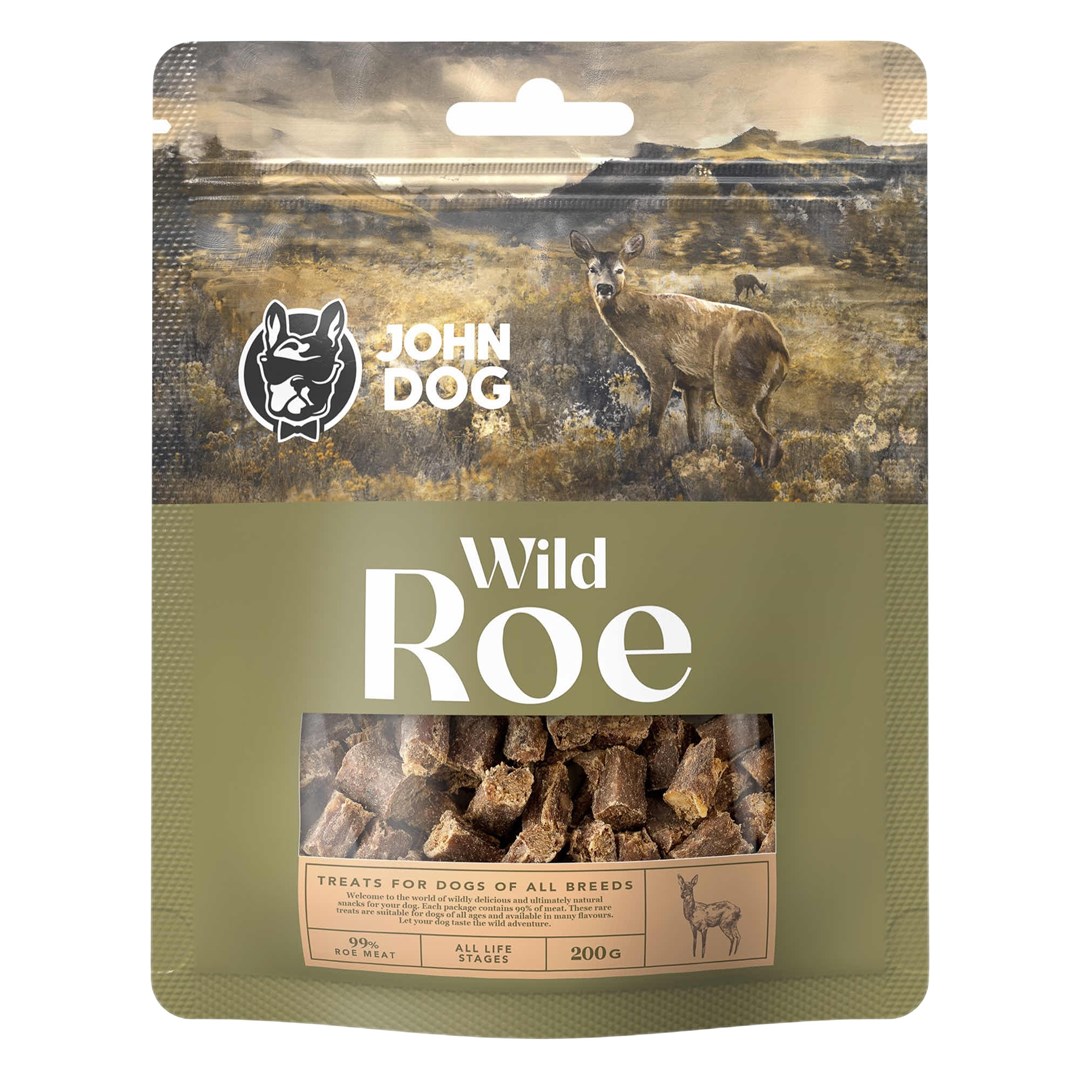 JOHN DOG Wild ROE/SARNA 200g - przysmak — zdjęcie 1 z 2