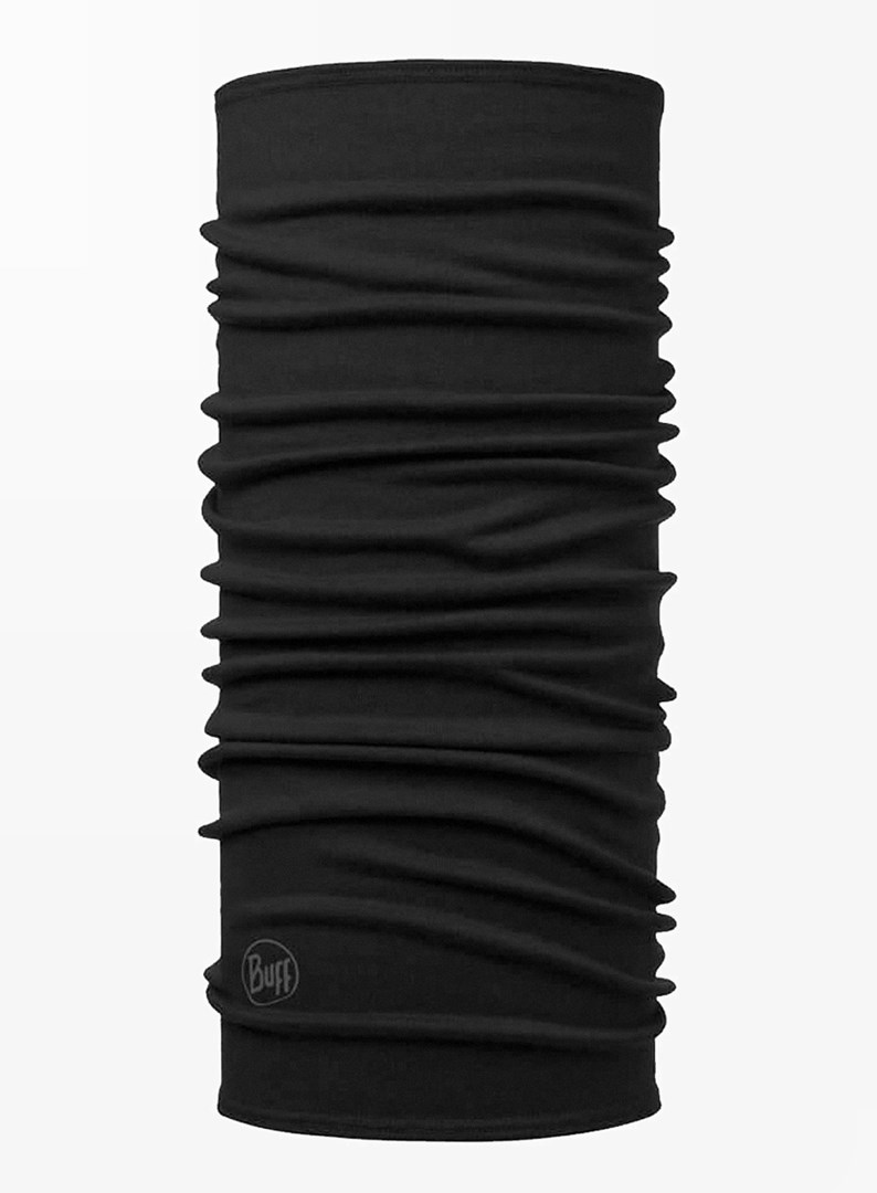 Chusta wielofunkcyjna Buff Merino Midweight, black — zdjęcie 1 z 4