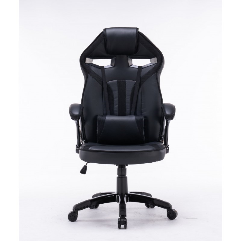FOTEL OBROTOWY GAMINGOWY DRIFT CZARNY — zdjęcie 1 z 5