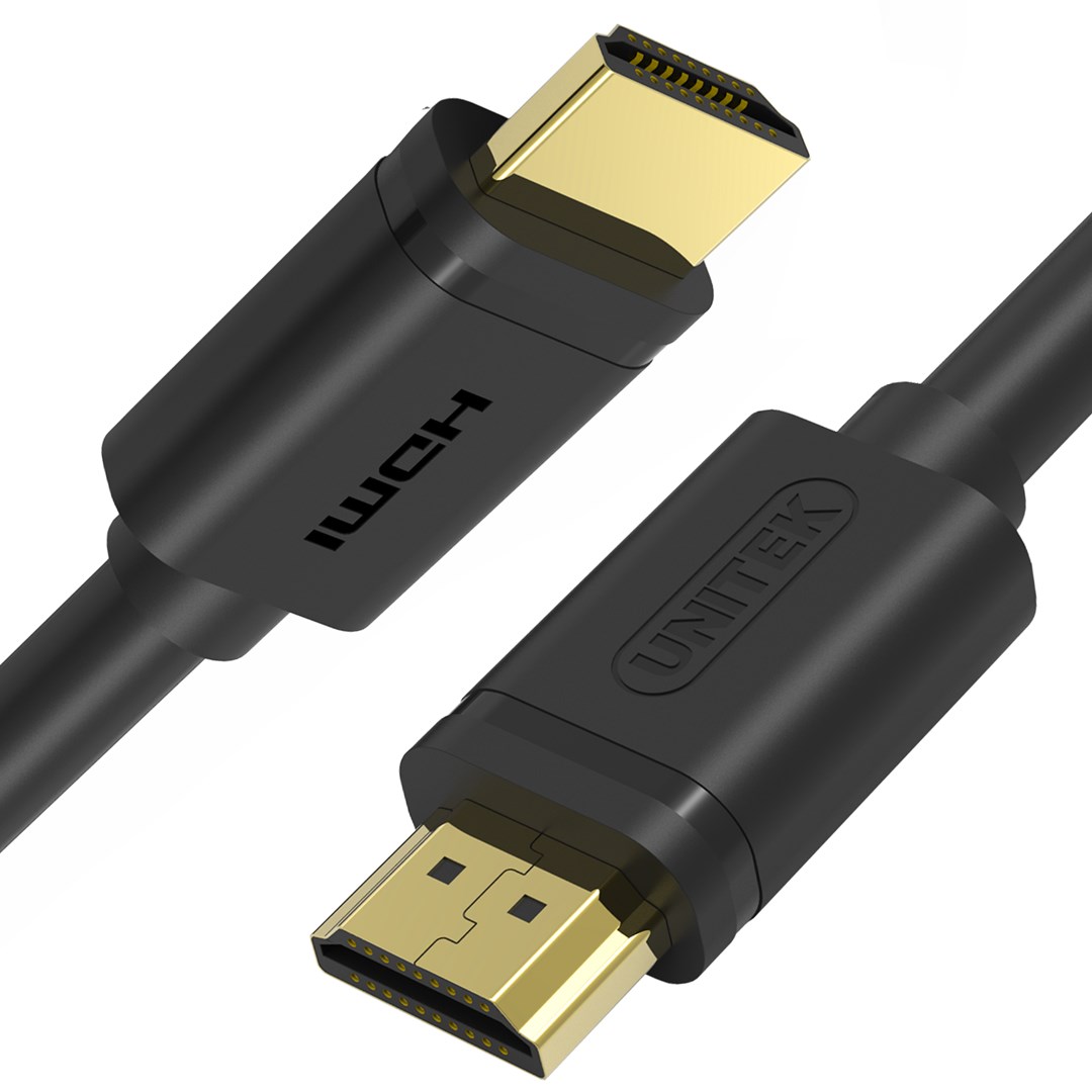 UNITEK KABEL HDMI BASIC V2.0 GOLD 2M — zdjęcie 1 z 8