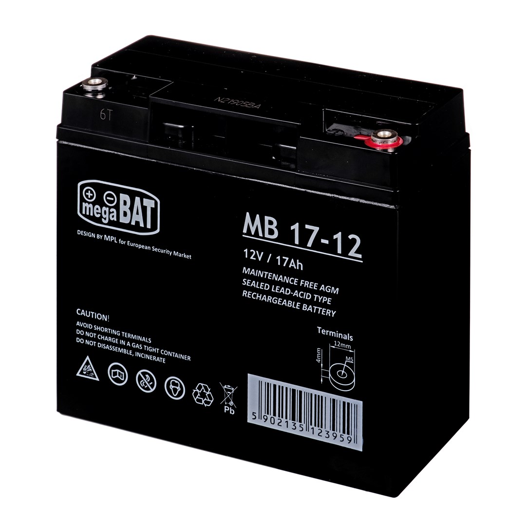 Akumulator MPL MB 17-12, 12V, 17000mAh — zdjęcie 1 z 2