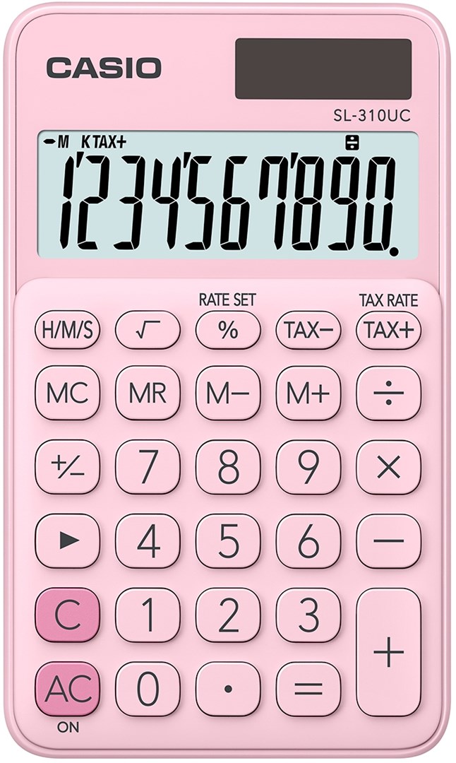 CASIO KALKULATOR KIESZONKOWY SL-310UC RÓŻOWY