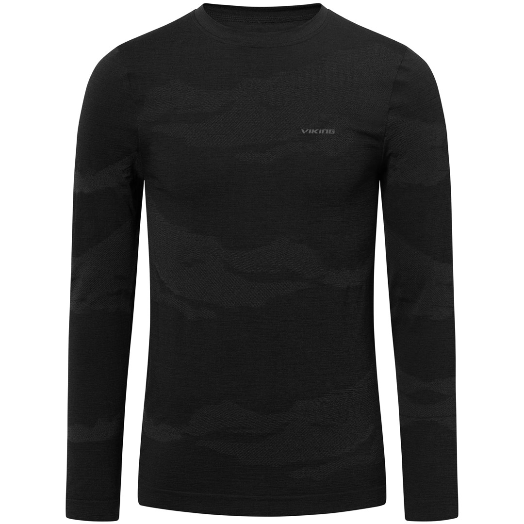 Koszulka termoaktywna VIKING Gasher Merino M, czarna — zdjęcie 1 z 6