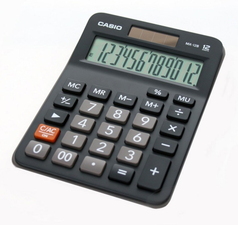Casio Kalkulator biurowy Mx-12B, 12-cyfrowy