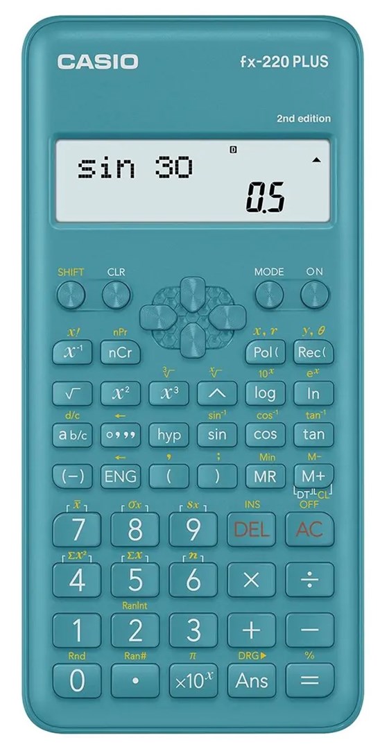 CASIO KALKULATOR NAUKOWY FX-220PLUS-2 NIEBIESKI — zdjęcie 1 z 2
