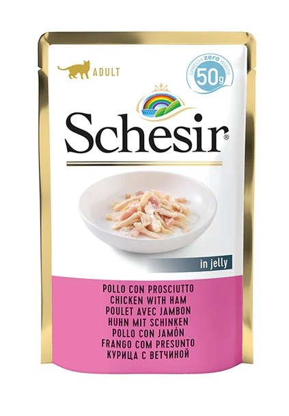 SCHESIR Fileciki z Kurczaka i Szynką 50g — zdjęcie 1 z 2