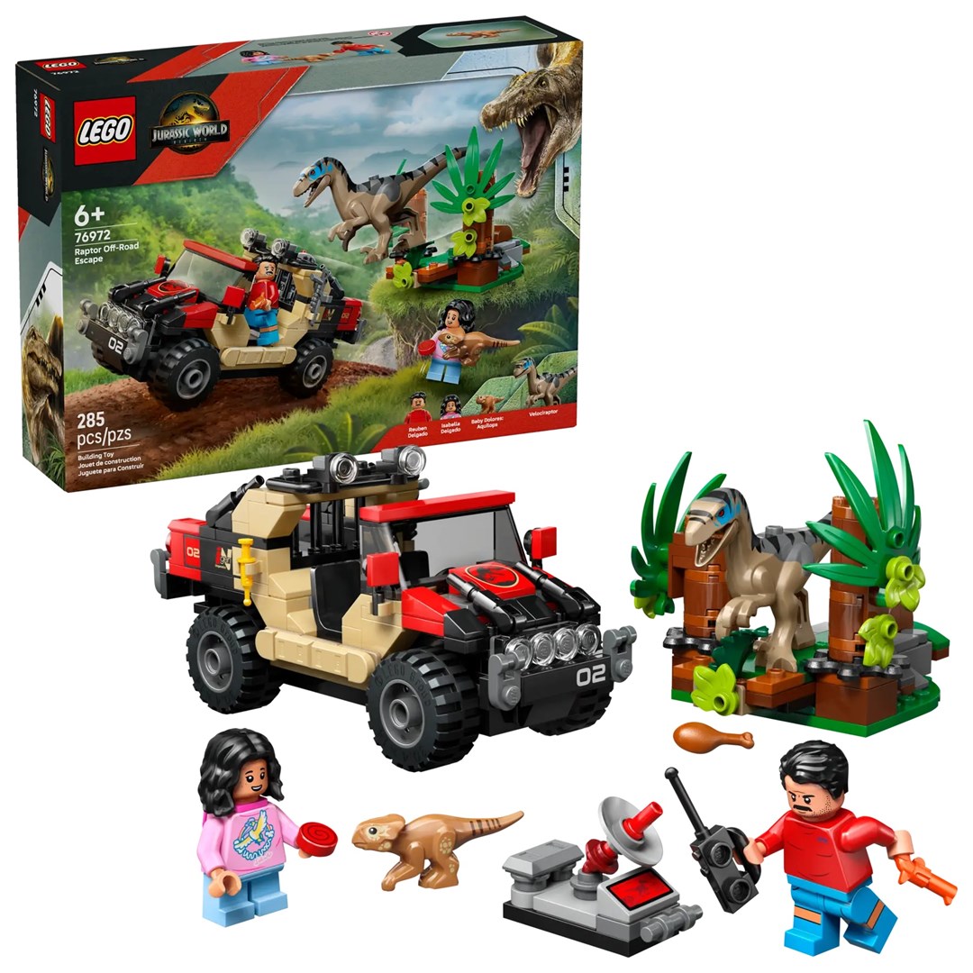 LEGO Jurassic World - Ucieczka terenówką przed raptorem — zdjęcie 1 z 8