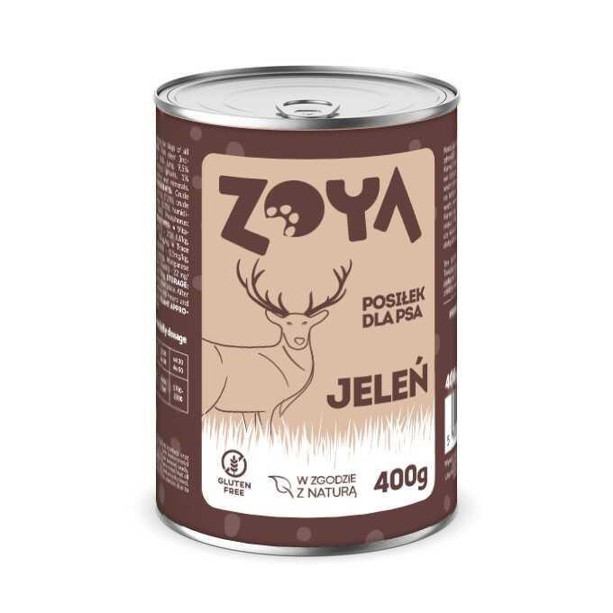 ZOYA Jeleń - puszka mokra karmy 400g — zdjęcie 1 z 2