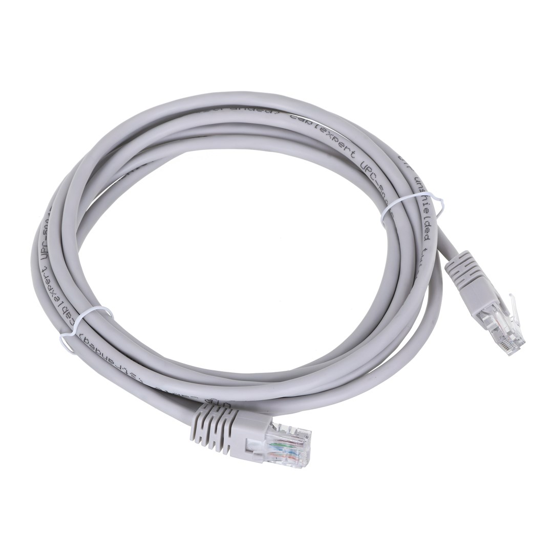 Kabel UTP GEMBIRD PP12-3M, 3m, szary