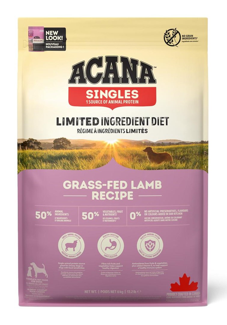 ACANA Singles Grass-Fed Lamb - Sucha Karma 6 kg — zdjęcie 1 z 2