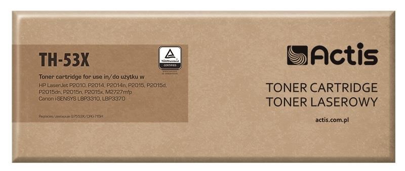 Actis TH-53X Toner Zamiennik HP 53X, 7000 Stron, Czarny