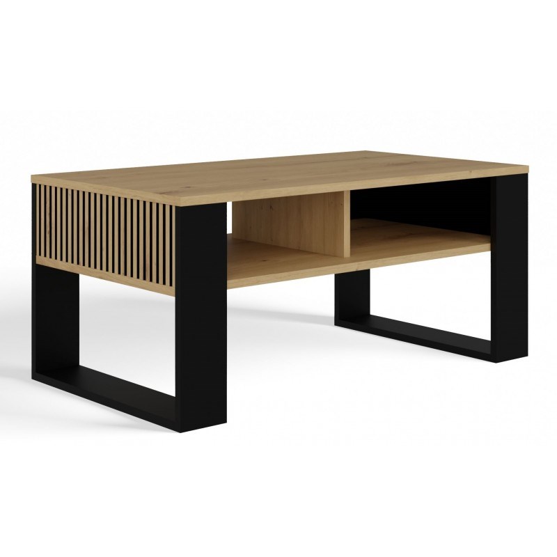 STOLIK KAWOWY MODERN 2P SLIM ARTISAN NOGA CZARNA — zdjęcie 1 z 8
