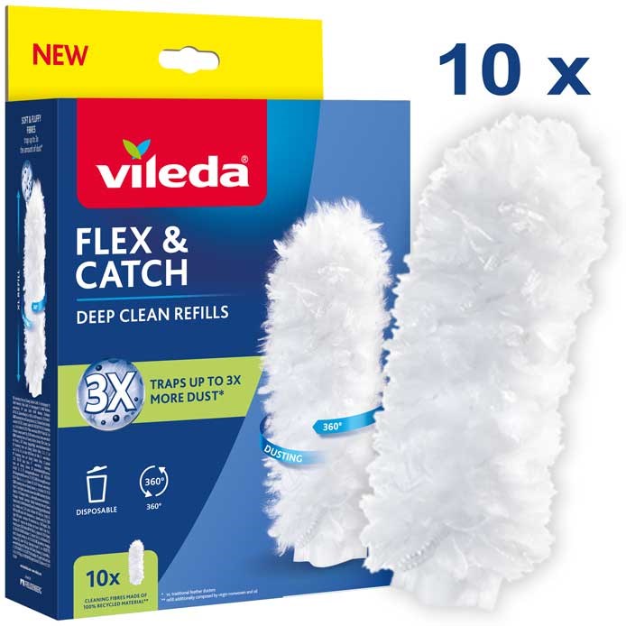 Wkłady do miotełki Vileda Flex&Catch 10 szt. — zdjęcie 1 z 8