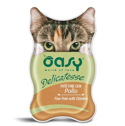 Oasy Delicatese Chicken 85gr - Mokra Karma