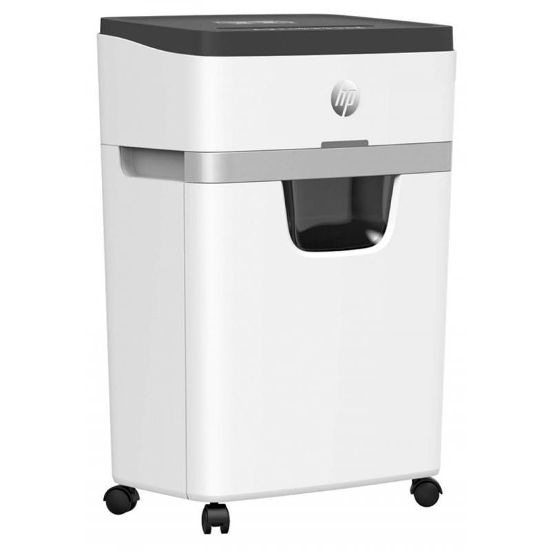 HP ONESHRED Niszczarka 18CC, 18 kart., jasnoszara — zdjęcie 1 z 4