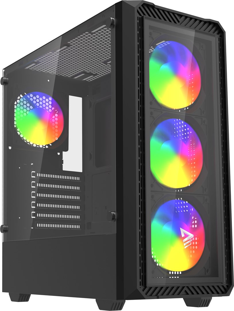 SAVIO NOCTIS GLASS RGB - Obudowa Komputerowa — zdjęcie 1 z 6