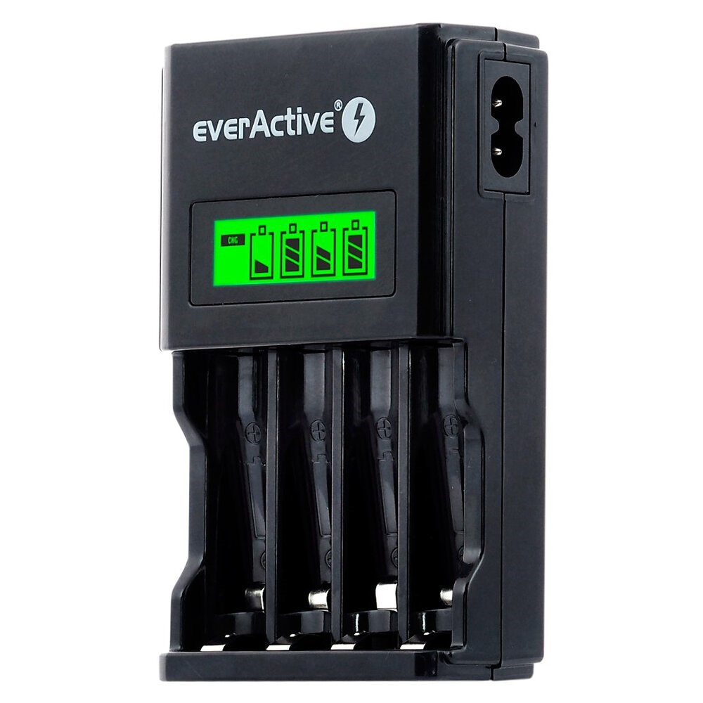 Ładowarka everActive NC450B - Ładuje 4 Baterie AA, AAA — zdjęcie 1 z 8