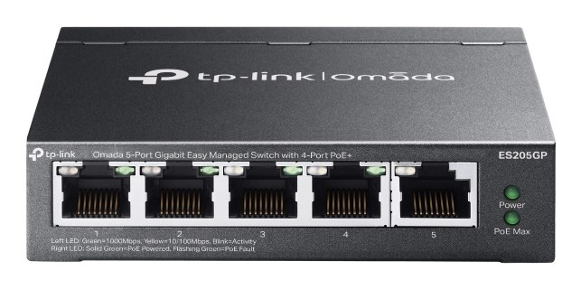 Switch TP-Link ES205GP Omada Easy Managed — zdjęcie 1 z 5
