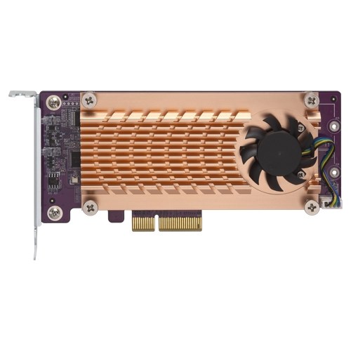 Qnap QM2-2S-220A, 2x M.2 SATA SSD, PCIe Gen2 x2 — zdjęcie 1 z 4