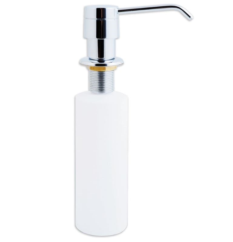 Dozownik do płynów Pyramis DP-01 chromowy, 300 ml, 240 mm — zdjęcie 1 z 4