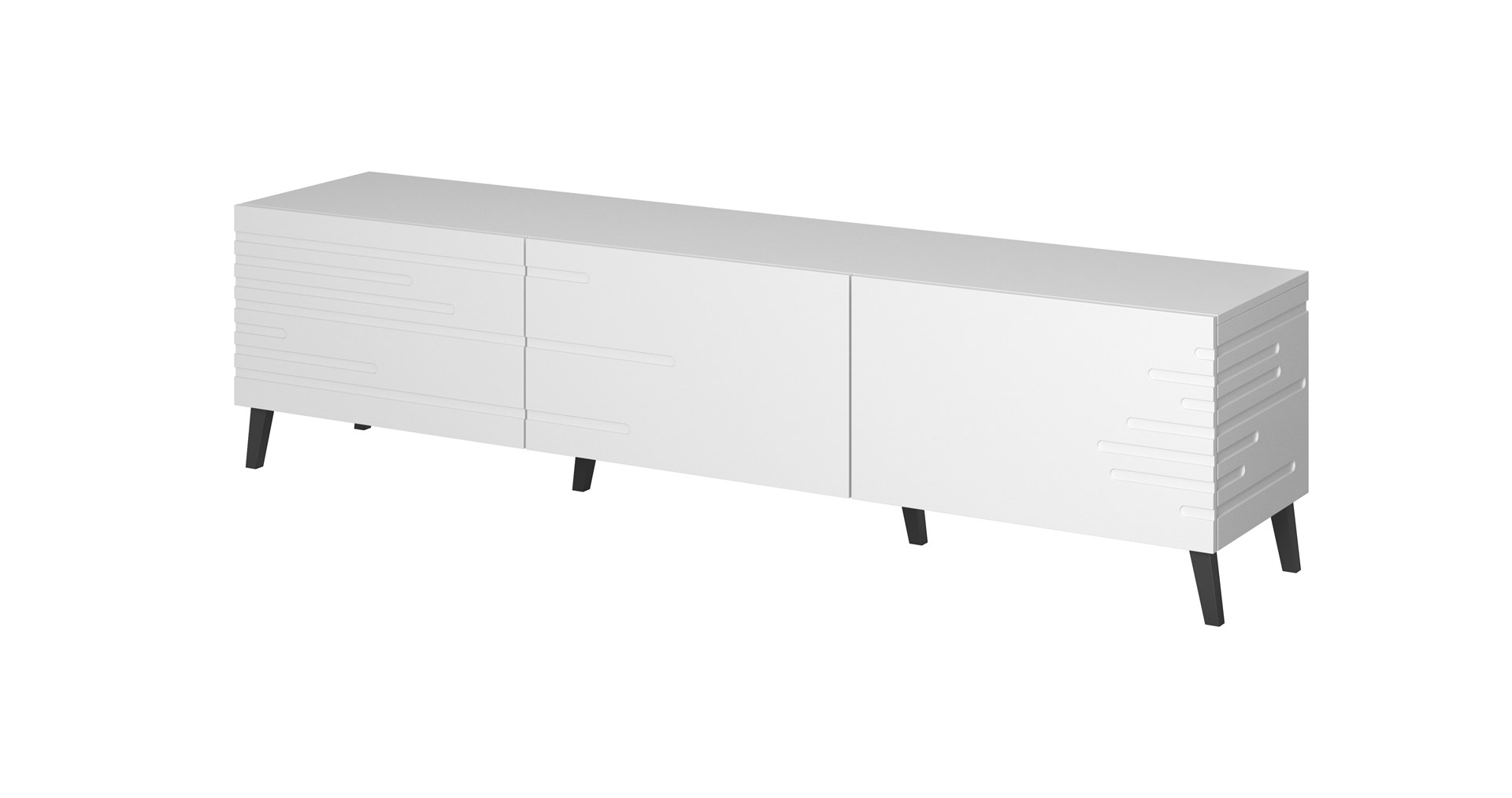 Szafka RTV NOVA 186x40x48 biały mat — zdjęcie 1 z 3