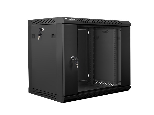 Szafa wisząca Lanberg WF01-6409-10B, 60 kg, czarna — zdjęcie 1 z 3