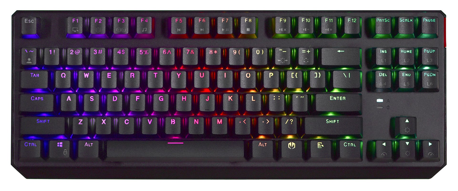 Klawiatura gamingowa ENDORFY Thock TKL Kailh Red RGB — zdjęcie 1 z 8